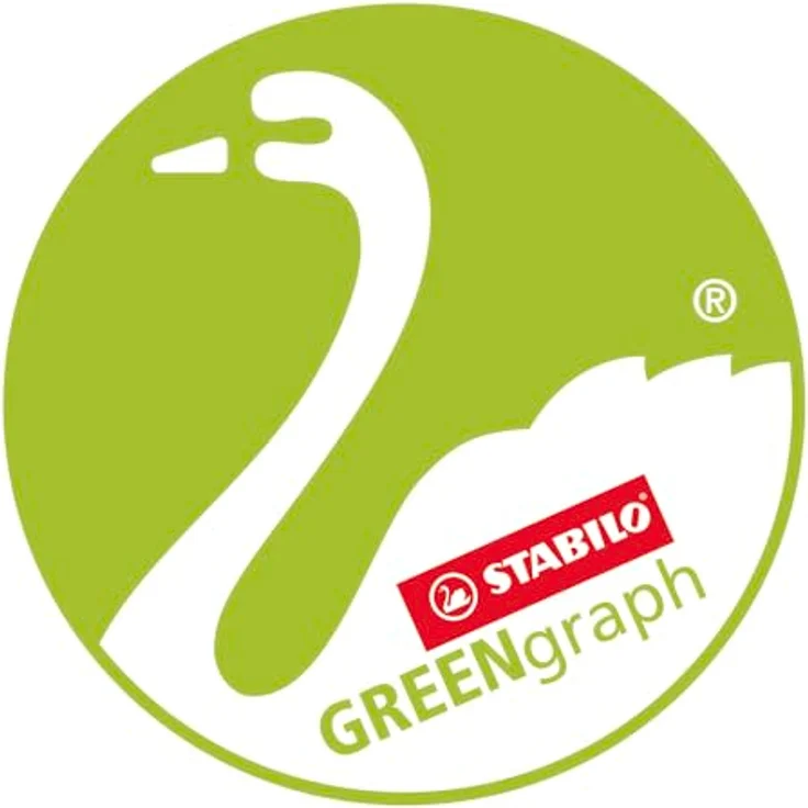 STABILO Bleistift GREENgraph 6003, 12er-Pack HB (mittelweich), Sechskant, grün, ohne Radiergummi – Bild 5