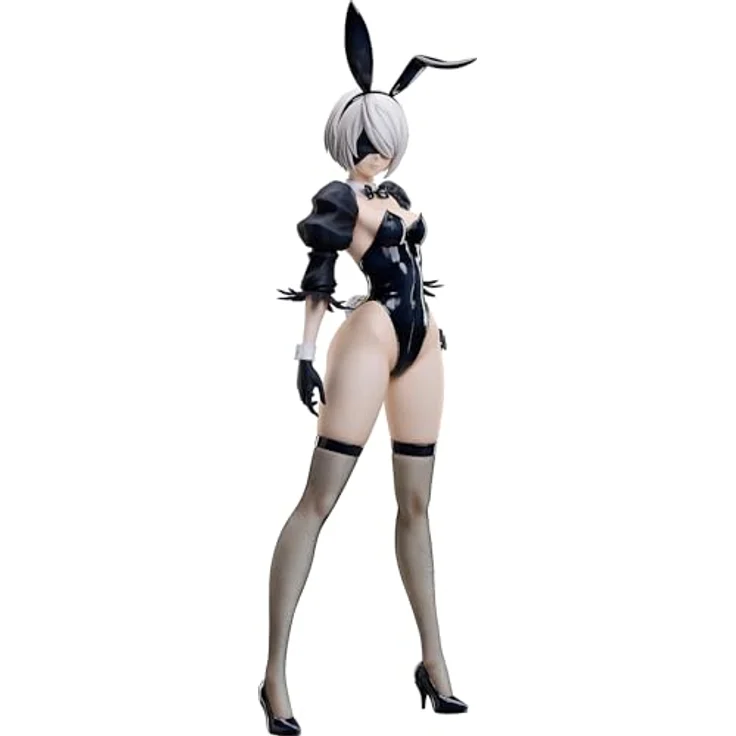 FREEing NieR Automata Ver. 1.1a 2B [Yoruha 2 Typ B] Bunny Ver., 1/4 Maßstab Sammelfigur aus Kunststoff mit Podest, ca. 19,75 Zoll hoch – Bild 1