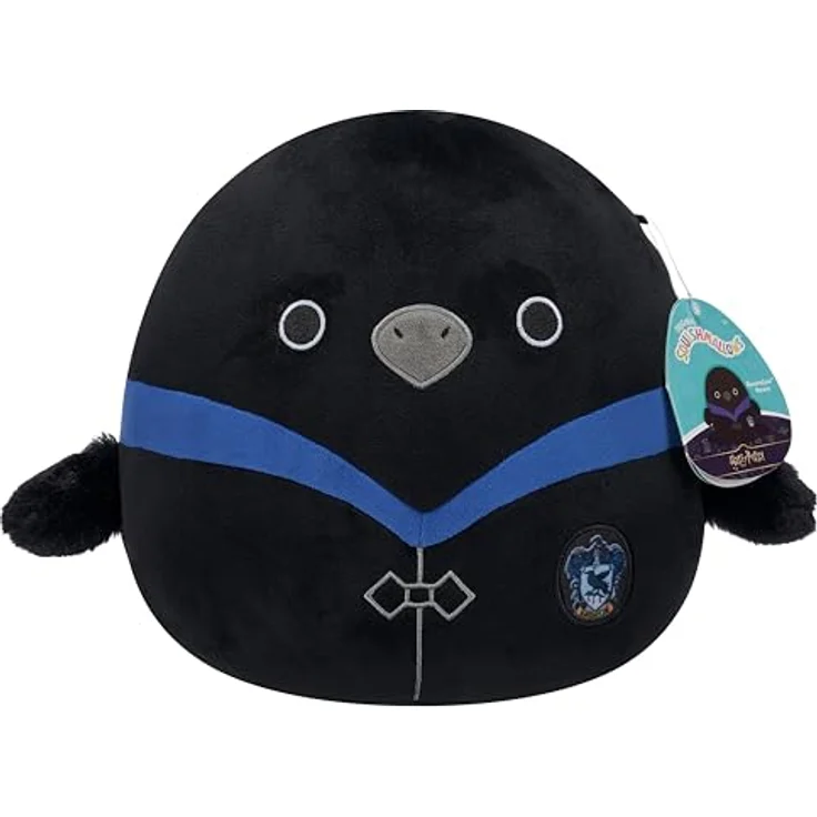 Squishmallows SQWB00325, Harry Potter Ravenclaw Rabe in Hogwarts Robe, 25 cm, offizielles Jazwares Plüsch, superweich – Bild 3