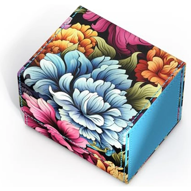 Ultimate Guard Sidewinder 100+ Xenoskin, Premium Deck-Box mit hochwertigem Mikrofaser-Innenfutter und starkem Magnetverschluss, Floral Places - Springbloom Meadow – Bild 3