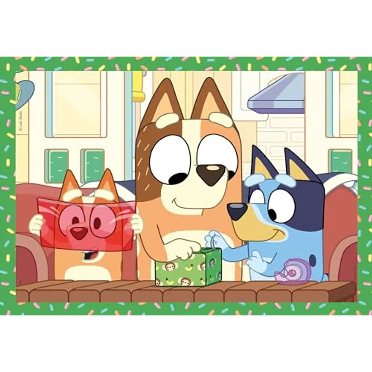 Clementoni Bluey Puzzle 4 in 1, Kinderpuzzle für ab 3 Jahre, 12-24 Teile, Multicolor, Hergestellt in Italien – Bild 2