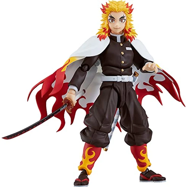 Max Factory Demon Slayer: Kimetsu no Yaiba Figur Figma Kyojuro Rengoku 15 cm – Bild 1