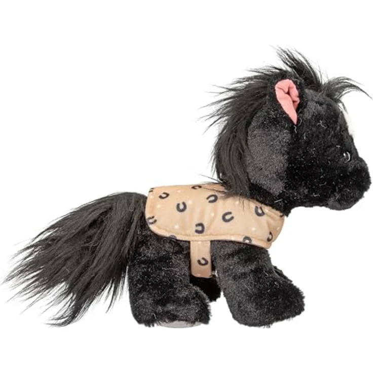 Depesche 13186 Miss Melody - Kuscheltier Pferd Black Angel in Schwarz und Weiß, ca. 20 cm groß mit Satteldecke – Bild 3