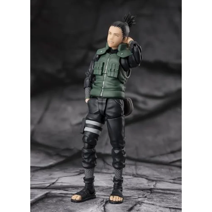 TAMASHII NATIONS Naruto Shippuden S.H. Figuarts Actionfigur Shikamaru Nara, 15 cm, mit Zubehör und austauschbaren Teilen – Bild 3