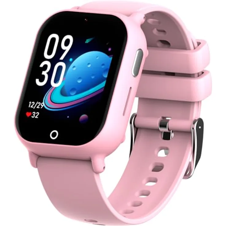 DCU TECNOLOGIC LittleOne Smartwatch für Kinder, 4G, Anruf- und Videoanruffunktion, Echtzeitortung, IP67, Spiele, 1,52 Zoll Touchscreen