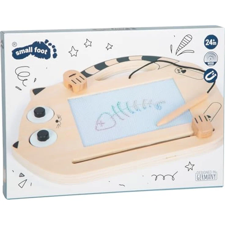 Small Foot Zaubertafel Katze, magnetisch mit Tragegriff, mehrfarbiger Farbverlauf – Bild 10