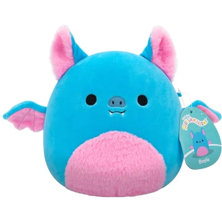 Squishmallows SQCR06579 - Boyle die Fruchtfledermaus 19 cm, superweiches Kuscheltier in offizieller Jazwares Plüschqualität – Bild 2