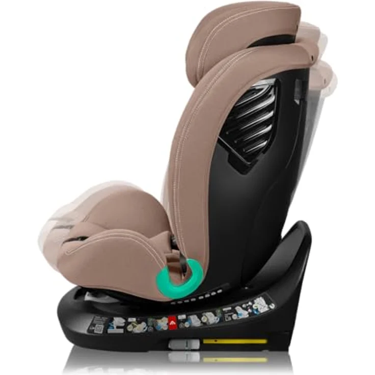 lionelo Autokindersitz BASTIAAN ONE i-SIZE, 4-in-1 Kindersitz mit Dri-Seat, 360 Grad Drehung, i-Size Zulassung, 0-36 kg, (Set) – Bild 5