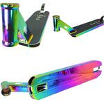 Chilli Stuntscooter Chilli Pro Scooter Reaper Stunt-Scooter Deck 50 x12,5cm 120mm Neochrom, Rainbow Neochrome