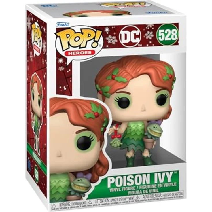 Funko DC - Poison Ivy 528 - Vinyl-Sammelfigur, 9,5 cm, ideale Geschenkidee für DC Comics Fans – Bild 1