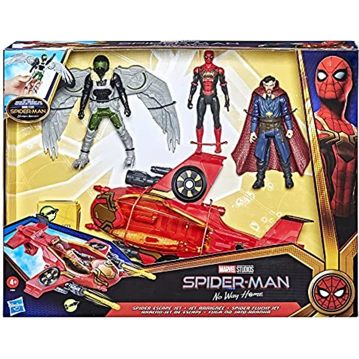 SPIDER-MAN Spider-Man 3 Movie Escape Jet, Sammelfigur mit detailgetreuem Design – Bild 2
