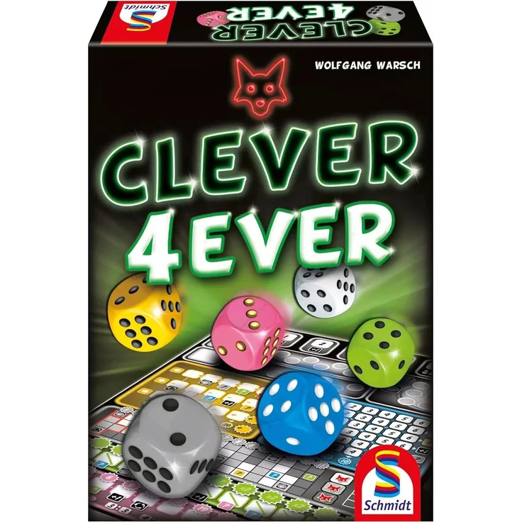 Schmidt Spiele Clever 4 Ever, Strategisches Würfelspiel-Set mit neuen Kategorien und dynamischem Gameplay