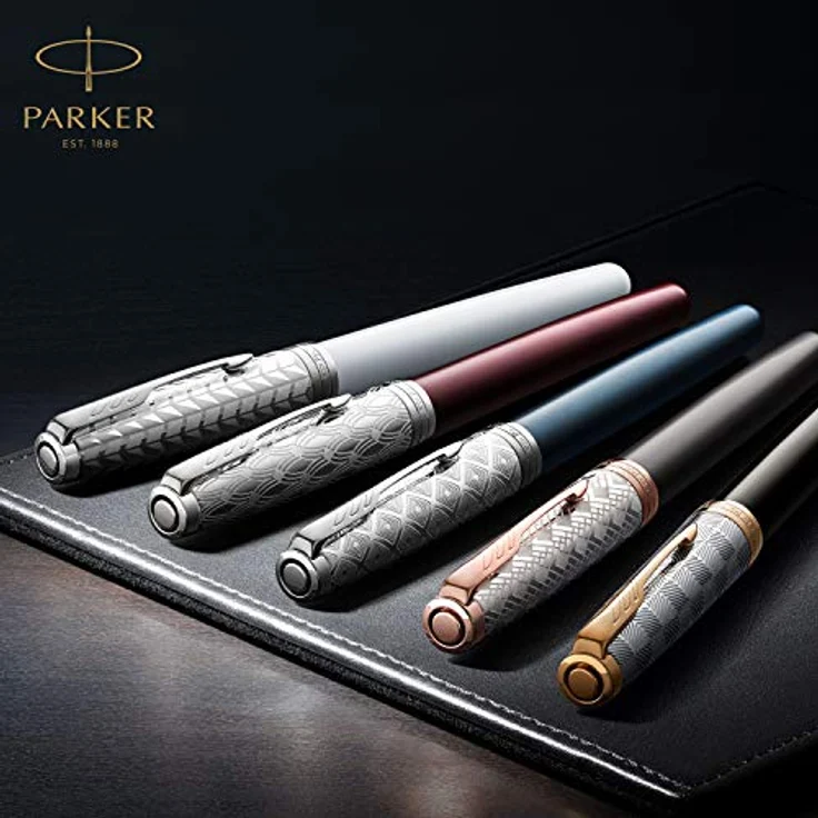 Parker Sonnet Premium Kugelschreiber, Metallisch in Grau und Roségold, mit Quinkflow-Technologie für ein reibungsloses Schreiberlebnis – Bild 7