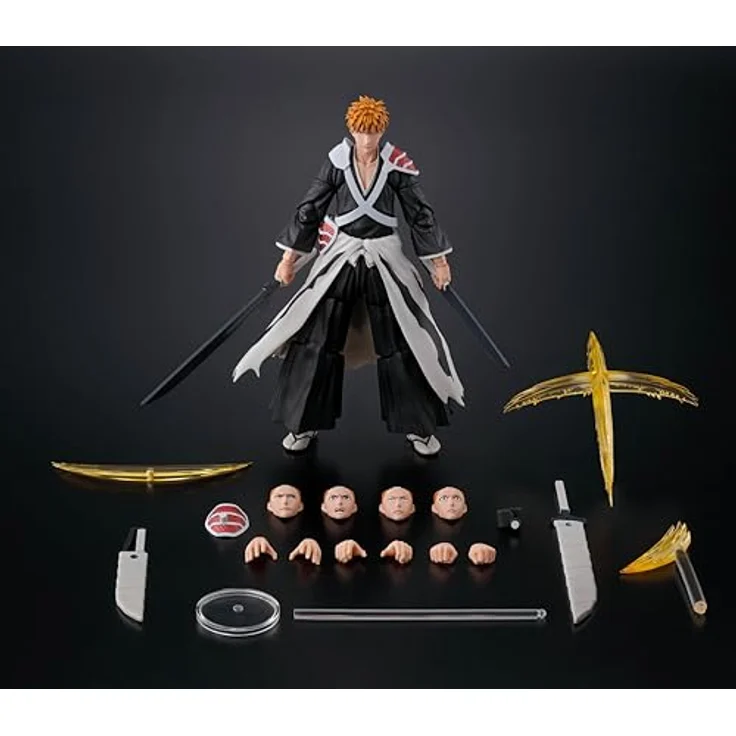 Bandai Bleach: Thousand-Year Blood War S.H. Figuarts Actionfigur Ichigo Kurosaki, 16 cm, voll beweglich mit Zubehör – Bild 7