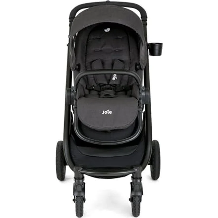 Joie Versatrax 4-in-1 Kinderwagen für Babys, wendbarer Sitz, 5-Punkt-Gurt, Sonnendach UPF50+, Liegekorb – Bild 4