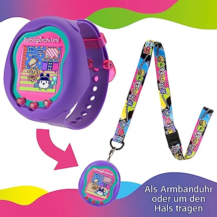 Bandai Tamagotchi Uni, Interaktives virtuelles Haustier mit multilingualer Unterstützung – Bild 7