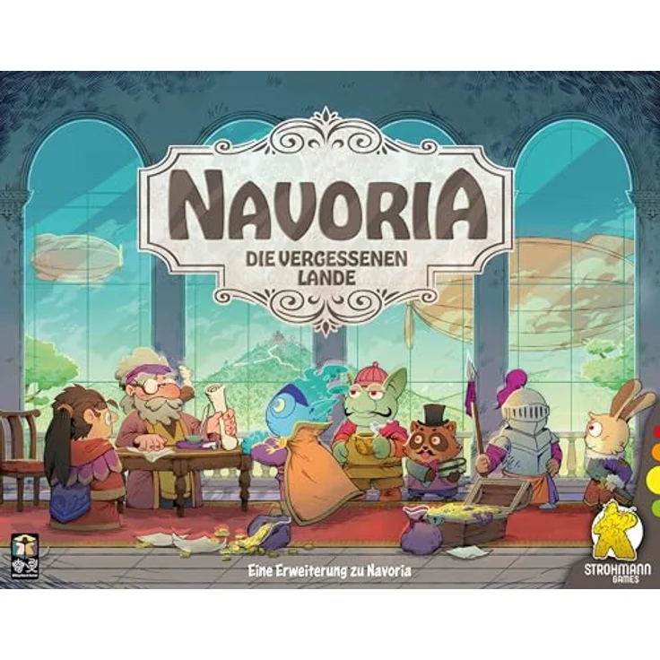 Strohmann Games Navoria – Die vergessenen Lande, Erweiterung für Kennerspiel, 1-5 Spieler, Solo-Modus, Deutsch, 30-90 Minuten Spielzeit – Bild 2