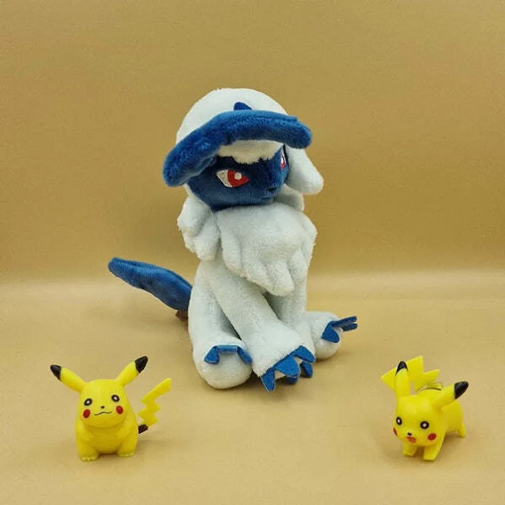 Tinisu Pokemon Absol Kuscheltier, 17 cm Plüschtier aus hochwertigem Material, offizielles Pokémon Center Japan Original