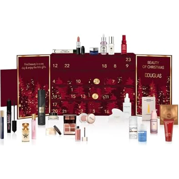Douglas Luxury Adventskalender 2025, 24-tlg. Pflege, Make-Up & Duft im festlichen Rot, wert über 950 € – Bild 4