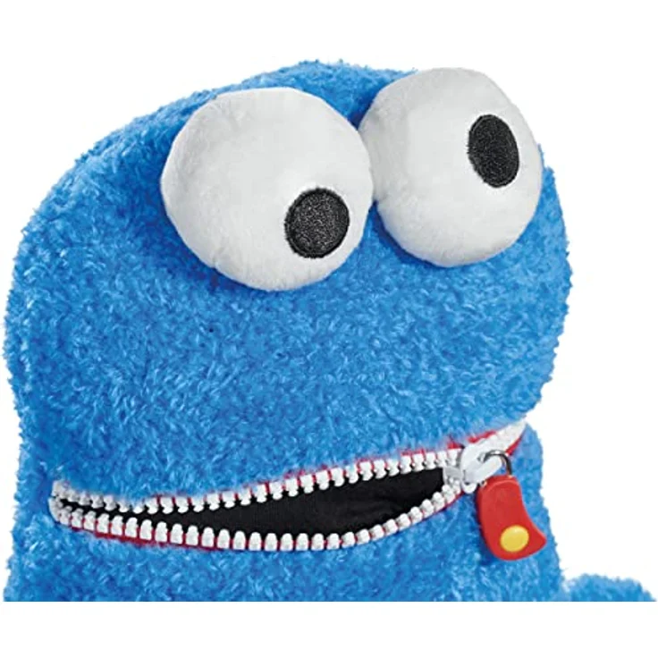 Schmidt Spiele 42548 Sorgenfresser, Krümelmonster aus der Sesamstrasse, Plüschfigur, 30 cm, normal – Bild 4