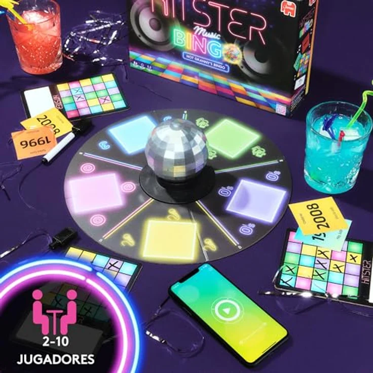 Jumbo Hitster Bingo, Musik Bingo Variante mit über 100 Jahren Hits für alle Generationen – Bild 4