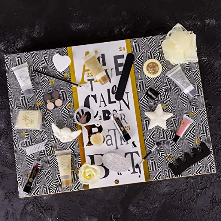 Beauty & Wellness Beauty Adventskalender, Für Damen, Gesichts- und Körperpflege, dekorative Kosmetik, Zum Hinstellen – Bild 3