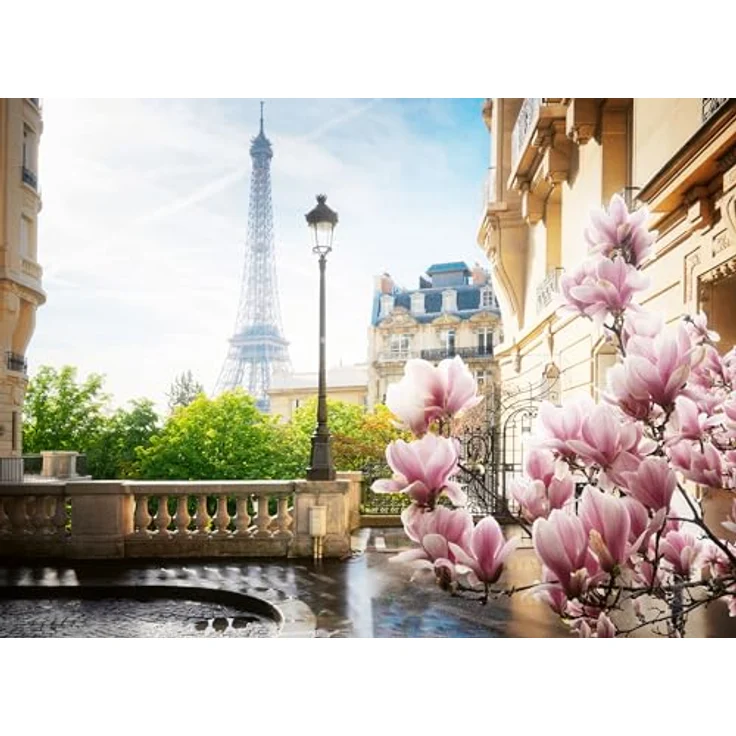 Ravensburger Puzzle 12000366 - Frühling in Paris - 500 Teile Puzzle, Stadt-Puzzle ab 12 Jahren, reflexfreies Puzzlebild, recycelte Pappe, 49,30 cm x 36,20 cm – Bild 1