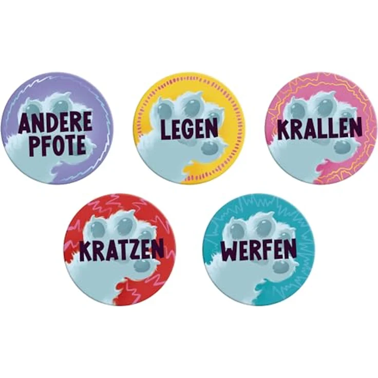Hasbro Gaming Fliegende Pfoten, Katzen-Kartenspiel für 3-6 Spieler, ab 8 Jahren, 15 Min. Spielzeit, Deutsche Version – Bild 4
