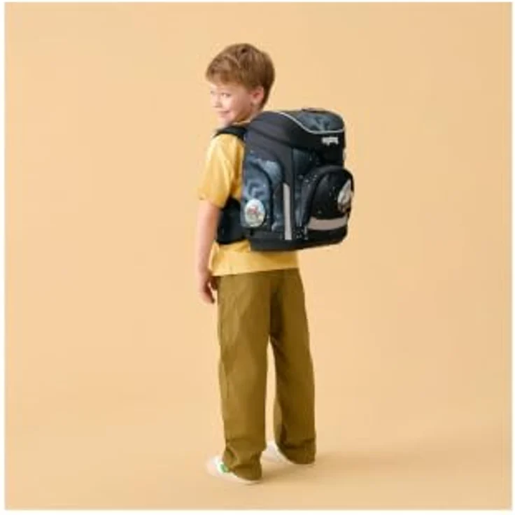 ergobag cubo Schulranzen-Set FundBärment, 21 Liter Volumen, inklusive gefülltem Federmäppchen, Sportbeutel und wasserabweisender Imprägnierung – Bild 7