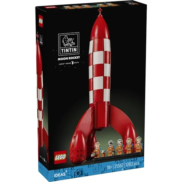 LEGO Mondrakete von Tim und Struppi - 21367, 1.283-teiliges Modell mit einer Höhe von 49 cm und fünf Minifiguren, für Erwachsene ab 18 Jahren – Bild 10