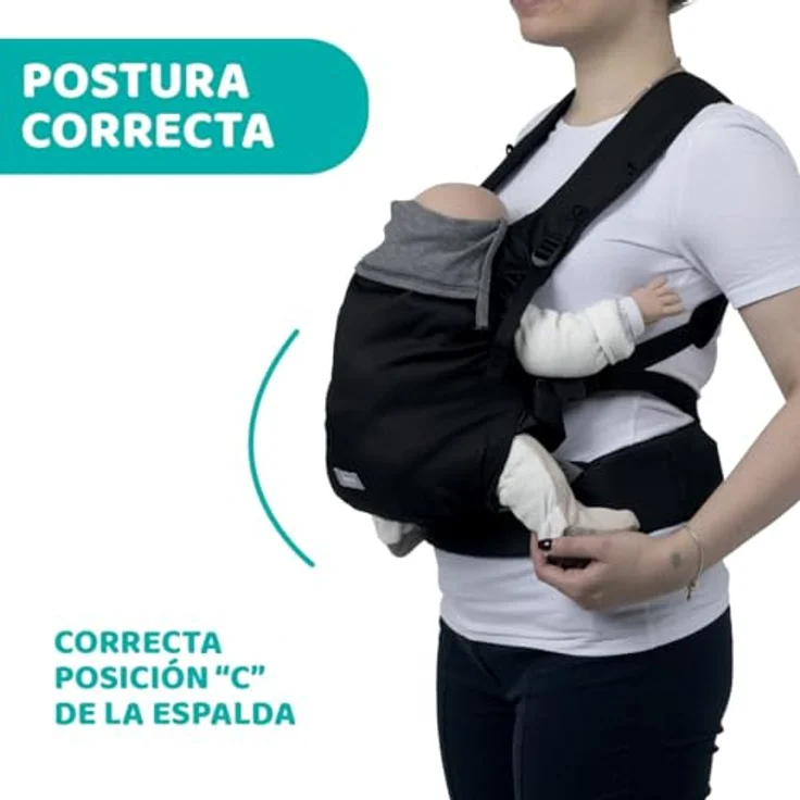 Chicco Babytrage Skin Fit Black Beauty – Bild 5