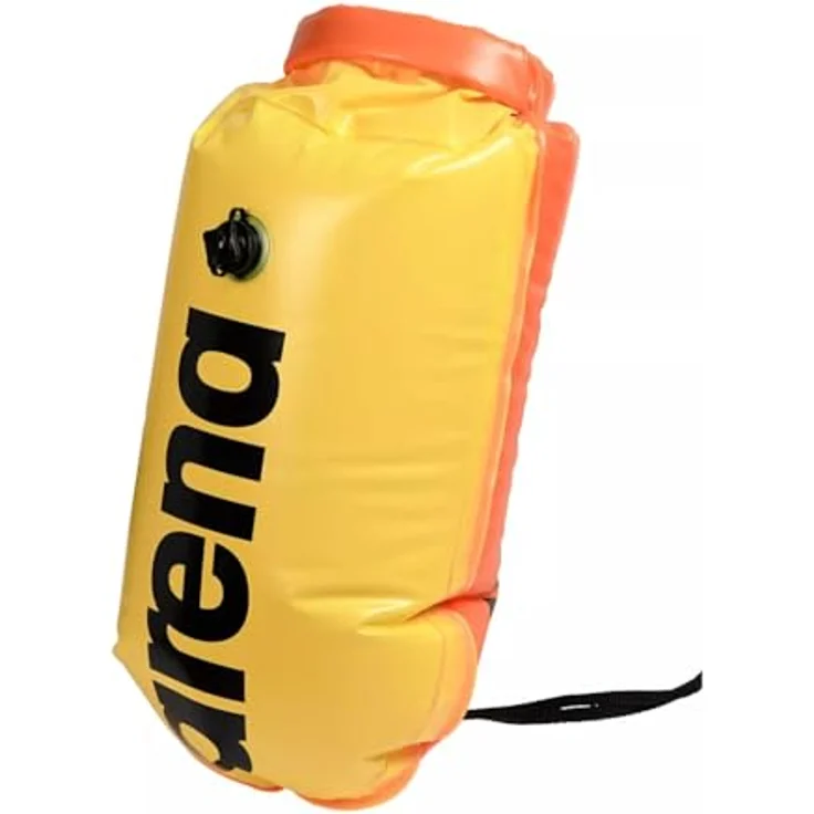 ARENA Offene Wasserboje, orange/gelb, mit 2 aufblasbaren Kammern und ergonomischem Griff, Einheitsgröße – Bild 5