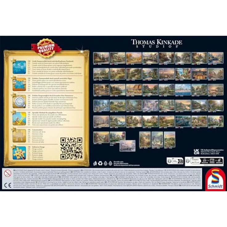 Schmidt Spiele 58795 Herbst in Apple Hill, 500 Teile Puzzle mit spezieller Mattlack-Oberfläche und feiner Stanztechnik – Bild 4
