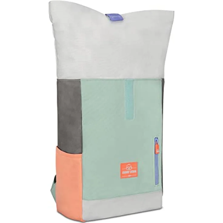 Johnny Urban Rucksack Kinder Jungen & Mädchen Mint - Junior Aaron - Kinderrucksack mit Brustgurt - Aus recyceltem Material - Ab 3 Jahre - 8L - Wasserabweisend – Bild 3