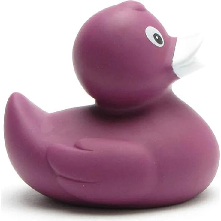 Duckshop Badeente - personalisierbar mit Wunschtext (max. 10 Zeichen), violett, Badewannenspielzeug – Bild 4