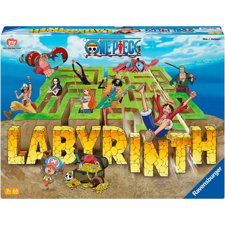Ravensburger Spiel One Piece Labyrinth, Made in Europe, FSC® - schützt Wald - weltweit, Brettspiel, Manga und Anime-Fans, ab 7 Jahren – Bild 1