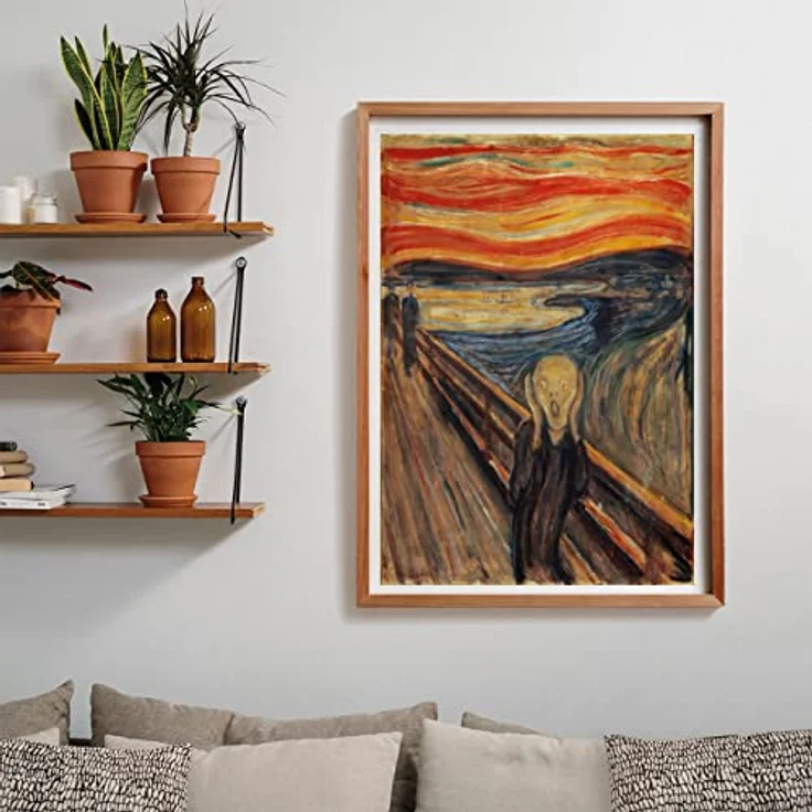 Clementoni Italia Museum Collection - The Scream, 1000 Teile Puzzle für Erwachsene, beeindruckende Kunstwerke, inkl. Poster, Made in Italy, mehrfarbig – Bild 5