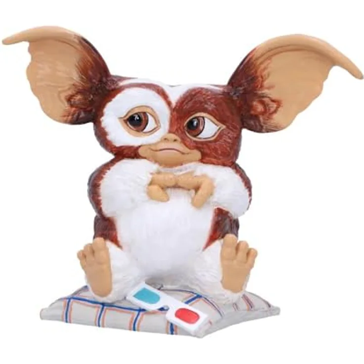 Nemesis Now Gremlins Figur Gizmo with 3D Glasses 15 cm - Offiziell lizenzierte, handbemalte Resin Figur