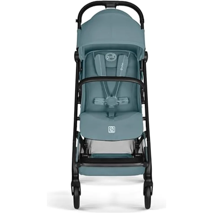Cybex Beezy Buggy 2026, Stadt-Buggy mit flacher Liegeposition, einhändig kompakt faltbar, Stormy Blue – Bild 2
