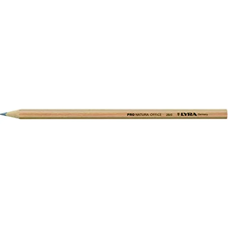 GIOTTO LYRA PRO NATURA Office 2511 Bleistift 2B, natur, extra bruchfeste Mine für Büro und Schule