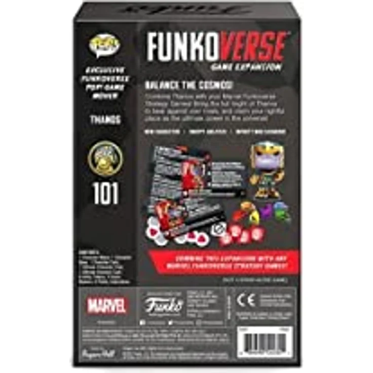 FUNKO GAMES Funkoverse: Marvel 101 1-Pack – Thanos, 7,6 cm Pop! Figur, Strategie-Brettspiel für 2–4 Spieler, ab 10 Jahren, mit einzigartigem Chase-Charakter und Cooldown-System – Bild 3