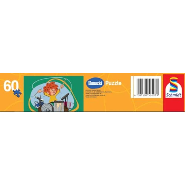 Schmidt Spiele 56491 Pumuckl spielt Schlagzeug, 60 Teile Kinderpuzzle, bunt – Bild 2