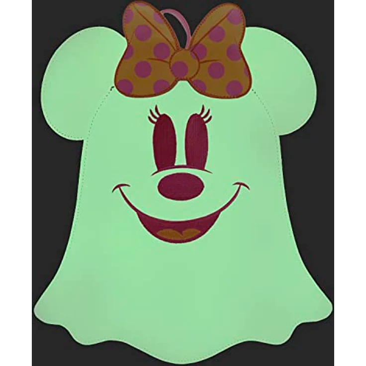 Loungefly Disney Plecak "Pastel Ghost Minnie Glow In The Dark", 26cm, Rucksack für Schule und Alltag, strapazierfähiges Material – Bild 2
