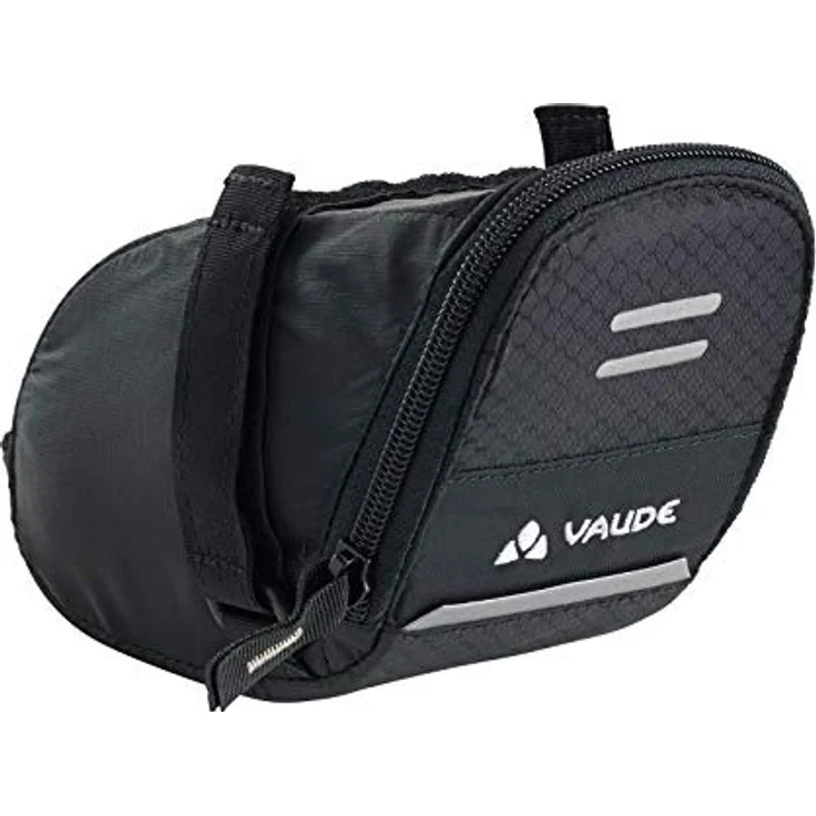 VAUDE Race Light XL - Satteltasche Fahrrad mit Klett-Befestigung, Schwarz, Einheitsgröße – Bild 1