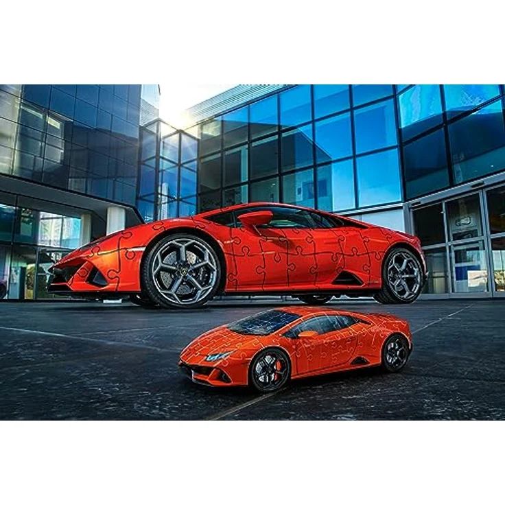 Ravensburger 3D Puzzle Lamborghini Huracán EVO 11238 - Das berühmte Fahrzeug als 3D Puzzle Auto - 108 Teile - ab 8 Jahren – Bild 5