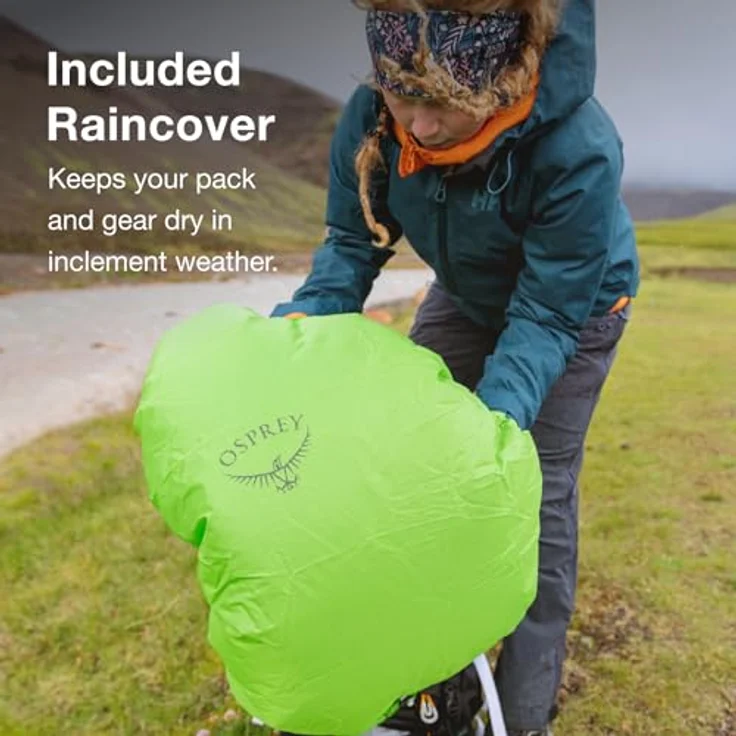 Osprey Stratos 24, Wanderrucksack mit 24 Litern Volumen und AirSpeed-Rückensystem, cetacean blue – Bild 5