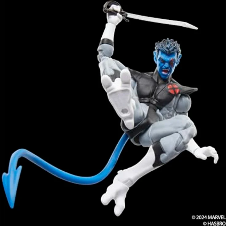 Marvel Legends Series Nightcrawler Action-Figur, 15 cm, mit 5 Accessoires und Build-A-Figure Elementen, X-Force Edition – Bild 4