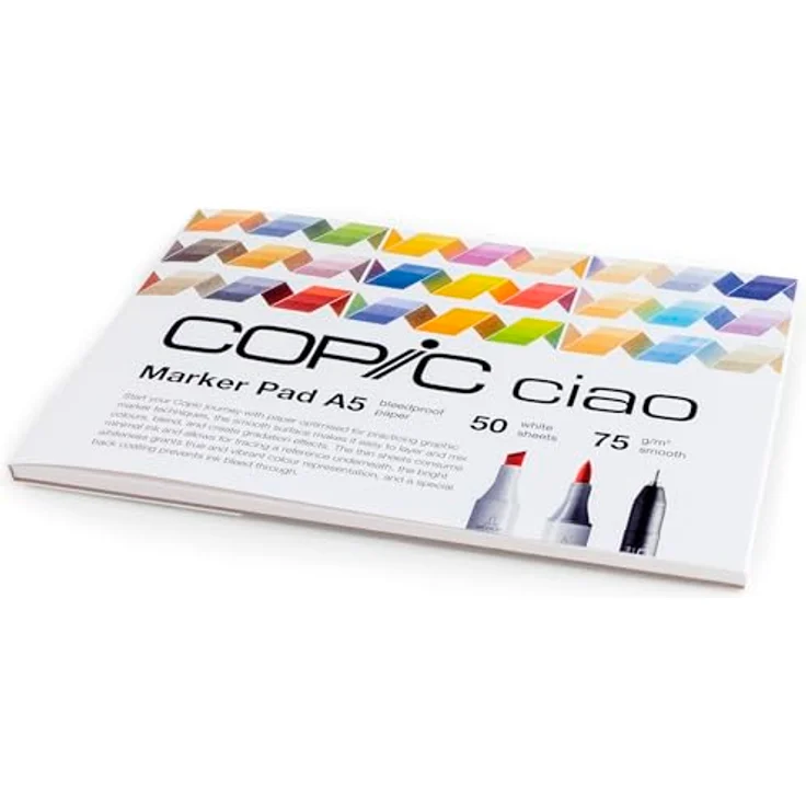 COPIC® Ciao Warm Palette Starter Layoutmarker-Set, farbsortiert, 1,0 + 6,0 mm, inklusive 3 Farben und Zubehör – Bild 6