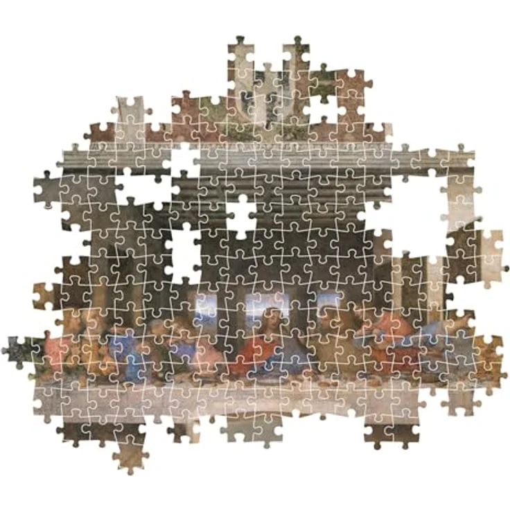 Clementoni Puzzle Museum The Last Supper, 1000 Teile, 70 x 50 cm, Compact Box, für Erwachsene, Made in Italy, umweltfreundlich – Bild 5