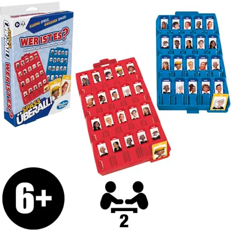 Hasbro Gaming Wer ist es? - Kompakt, Brettspiel für Kinder ab 3 Jahren, mit klassischen Spielmechaniken – Bild 2